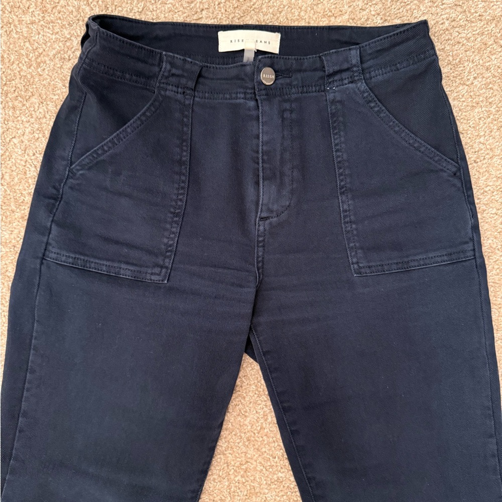 Navy Blue High-Waisted jeans